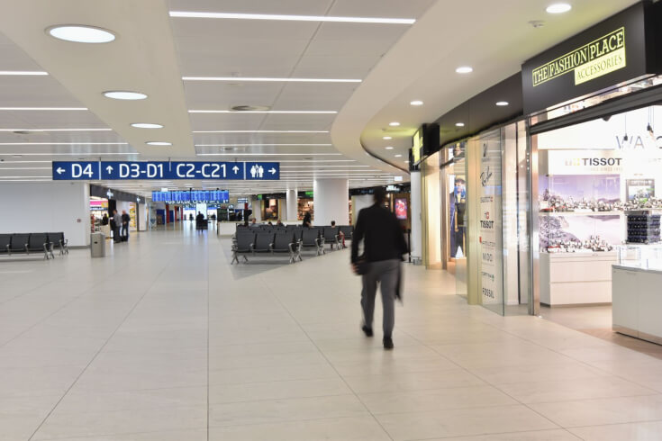 Prague Airport Expands Retail Space by Opening a New Commercial